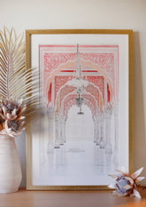 Brielle Vestibule Art Framed In Glass 90 x 60cm